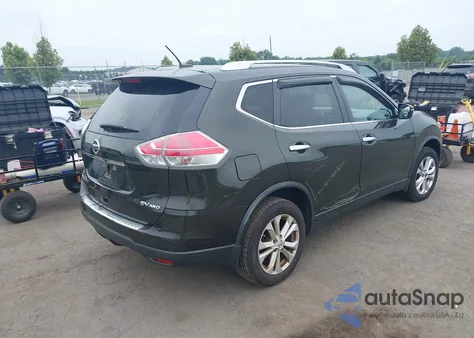 2015 Nissan Rogue Sv из США, поврежденный, VIN KNMAT2MV3FP539693